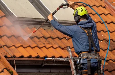 Démoussage et hydrofuge de toiture à Soindres